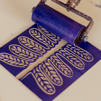 Linocut Printmaking on Paper with Mark Bair