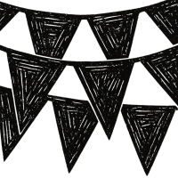 Linocut Pendant Flags with Mark Bair